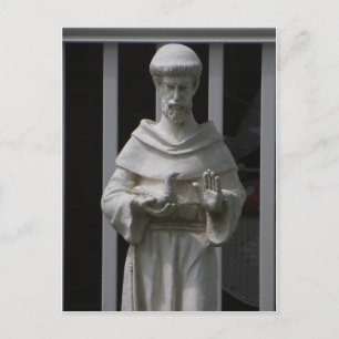 Saint Francis Statue Postcard