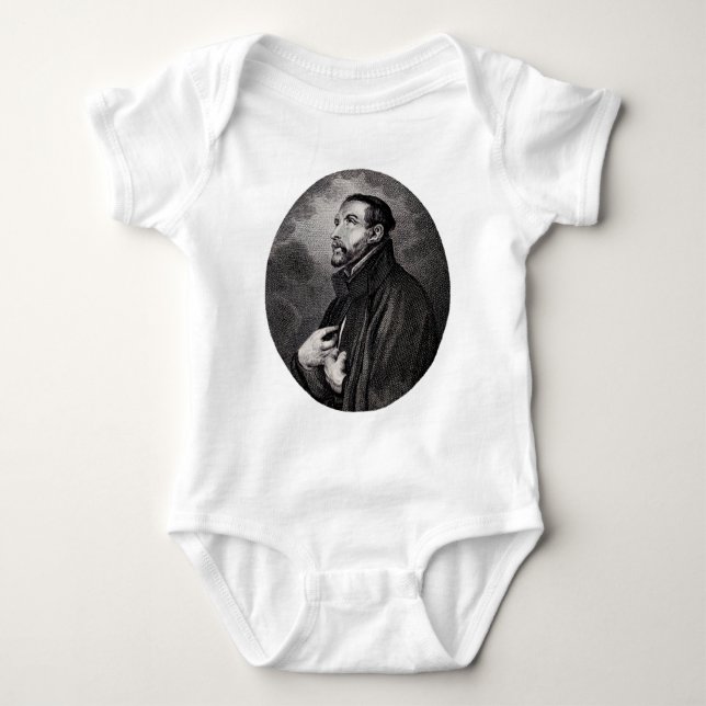 Saint Francis Xavier Baby Bodysuit (Front)