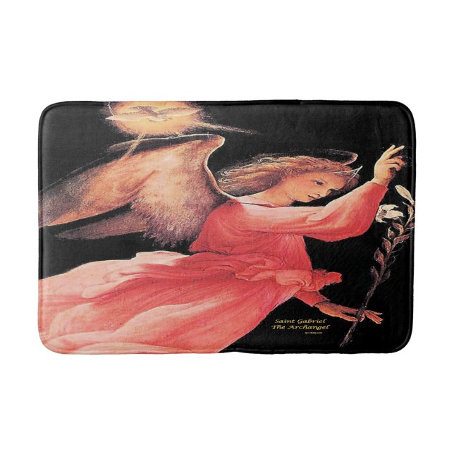 Saint Gabriel the Archangel Bath Mat (Front)