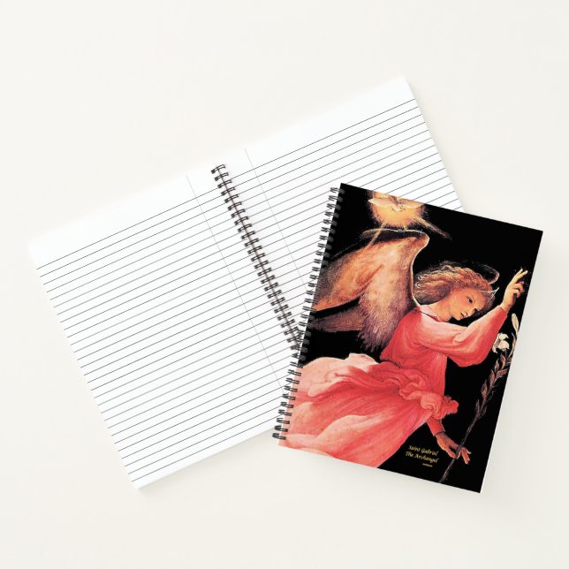 Saint Gabriel the Archangel with Prayer Notebook (Inside)