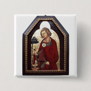 SAINT GALGANO / LEGEND OF THE SWORD IN THE ROCK 15 CM SQUARE BADGE