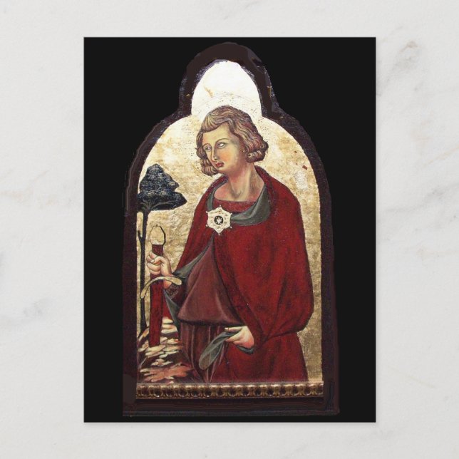 SAINT GALGANO / LEGEND OF THE SWORD IN THE ROCK POSTCARD (Front)