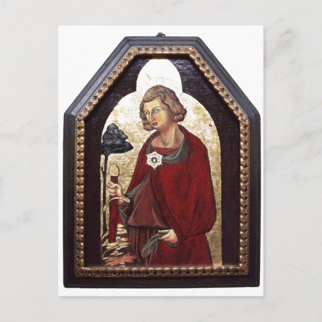 SAINT GALGANO / LEGEND OF THE SWORD IN THE ROCK POSTCARD (Front)