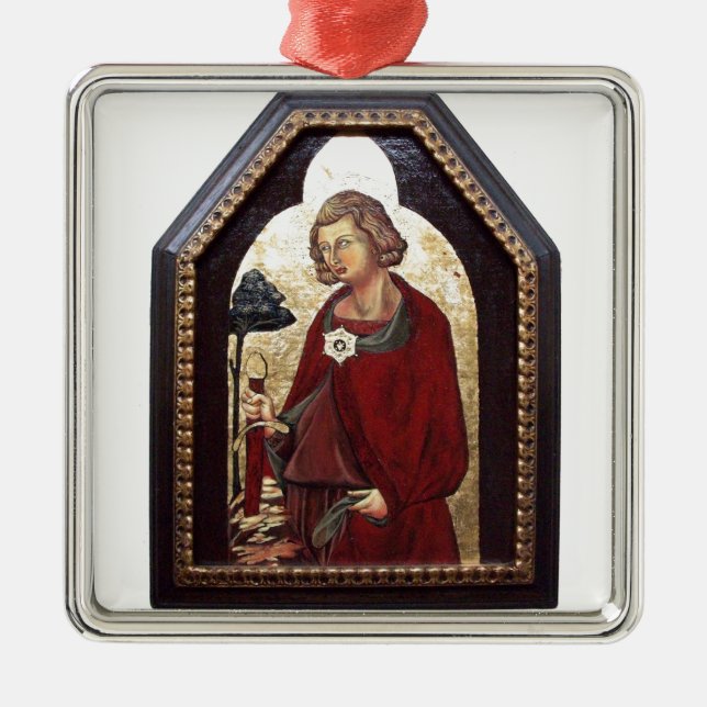 SAINT GALGANO METAL TREE DECORATION (Front)