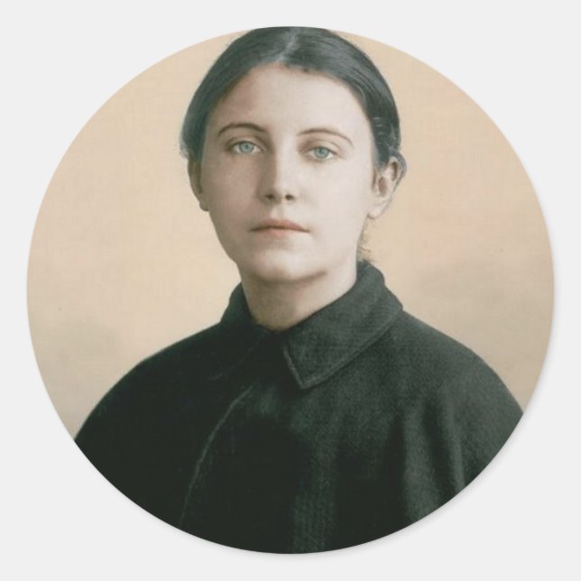 SAINT GEMMA GALGANI CLASSIC ROUND STICKER (Front)