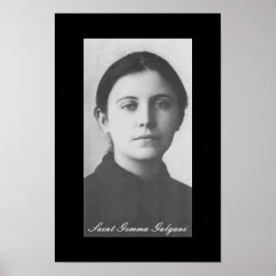 saint gemma galgani poster