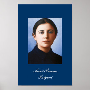saint gemma galgani poster