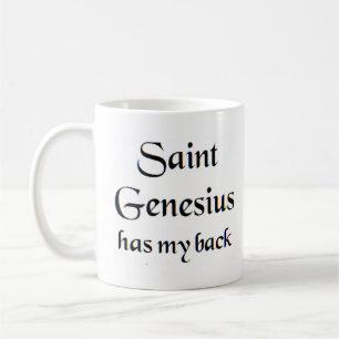 saint genesius coffee mug