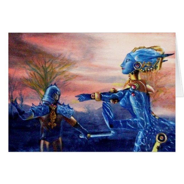 SAINT GEORGE AND ALIEN DRAGON (Front Horizontal)