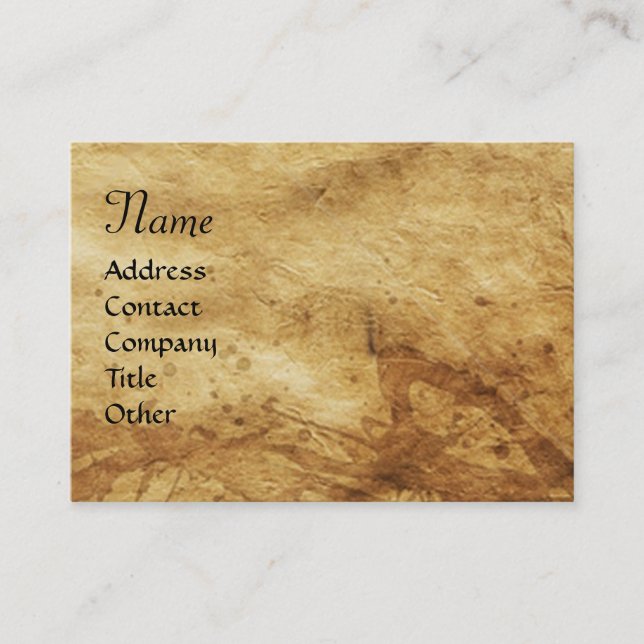 SAINT GEORGE AND DRAGON Monogram Business Card (Front)