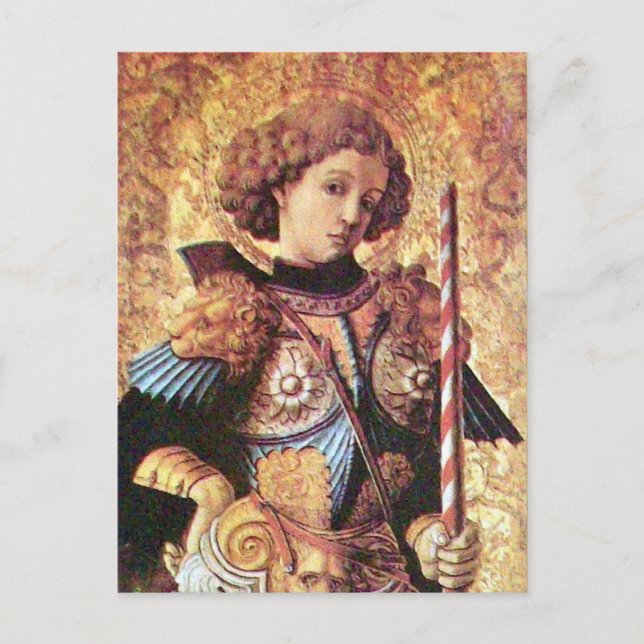 SAINT GEORGE AND DRAGON POSTCARD (Front)