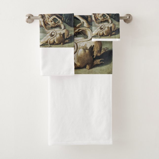 Saint George and the Dragon  Bath Towel Set (Insitu)