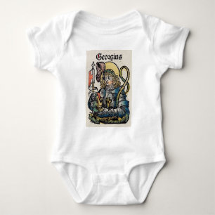 Saint George and the Dragon Great Martyr Baby Bodysuit