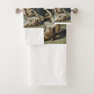 Saint George and the Dragon Great Martyr  Bath Towel Set