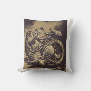 Saint George and the Dragon Great Martyr  Cushion