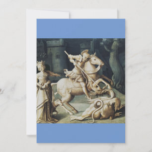 Saint George and the Dragon Great Martyr Invitation