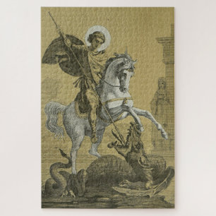 Saint George and the Dragon Great Martyr Jigsaw Puzzle