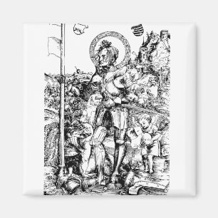Saint George and the Dragon Great Martyr Magnet
