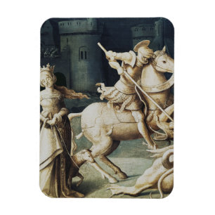 Saint George and the Dragon Great Martyr  Magnet