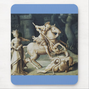 Saint George and the Dragon Great Martyr Mouse Pad