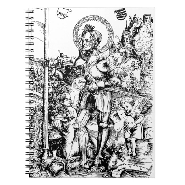 Saint George and the Dragon Great Martyr Notebook (Front)