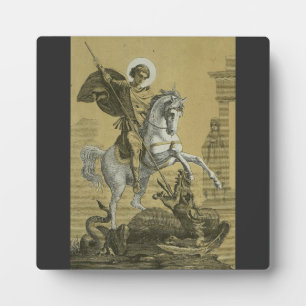 Saint George and the Dragon Great Martyr Plaque