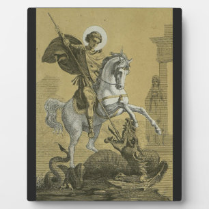 Saint George and the Dragon Great Martyr Plaque