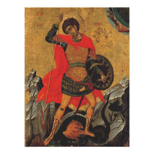 Saint George and the Dragon Great Martyr  Poster