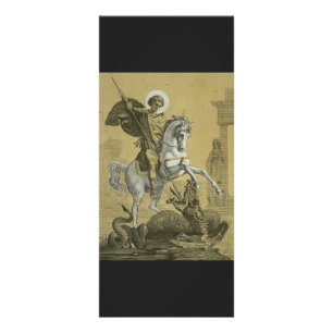 Saint George and the Dragon Great Martyr Rack Card