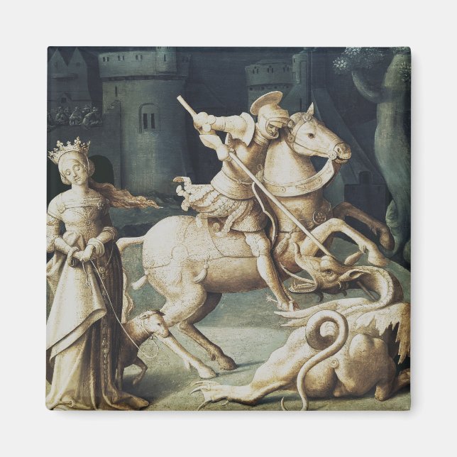 Saint George and the Dragon  Magnet (Front)