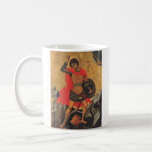 Saint George and the Dragon orthodox icon Coffee Mug