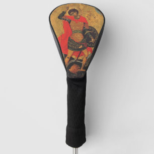 Saint George and the Dragon orthodox icon Golf Head Cover