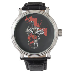 Saint George Christian Crusader Red Cross Watch