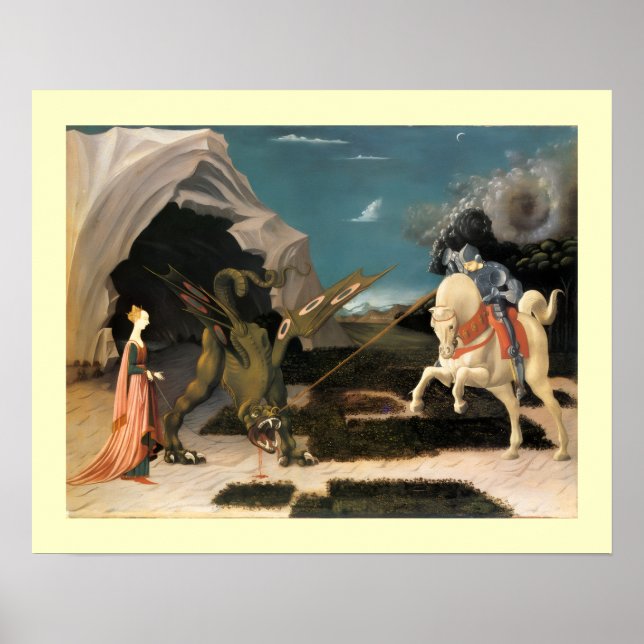 SAINT GEORGE, DRAGON AND PRINCESS POSTER (Front)