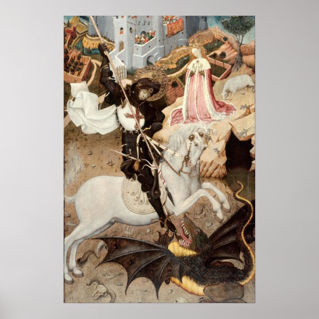 Saint George Killing the Dragon (1435) Poster (Front)
