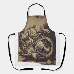 Saint George Killing the Dragon Apron