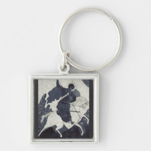 Saint George Killing the Dragon Key Ring