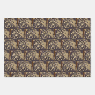 Saint George Killing the Dragon Wrapping Paper Sheet