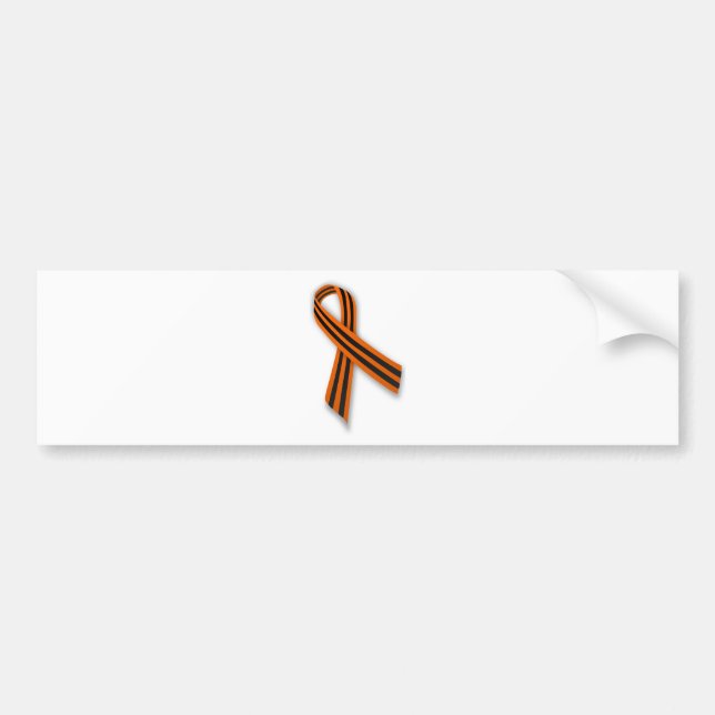 Saint George May 9th Victory Day Ribbon Bumper Sticker (Front)