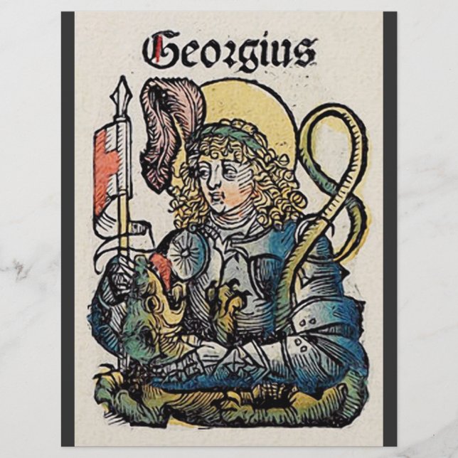 Saint George Patron of England Flyer (Front)