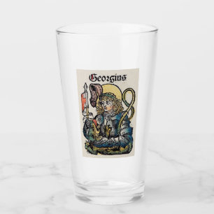 Saint George Patron of England Glass
