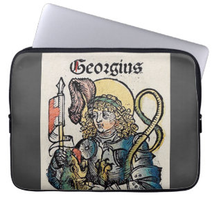 Saint George Patron of England Laptop Sleeve