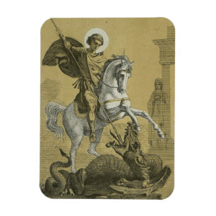 Saint George Patron of England Magnet
