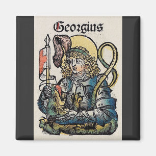 Saint George Patron of England Magnet