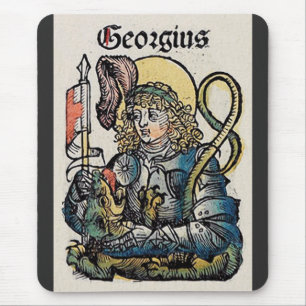 Saint George Patron of England Mouse Pad