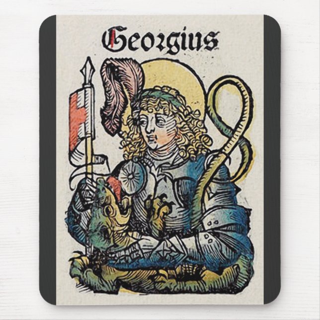 Saint George Patron of England Mouse Pad (Front)