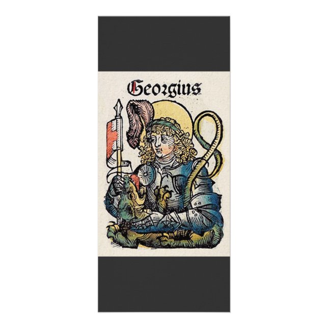 Saint George Patron of England Rack Card (Front)