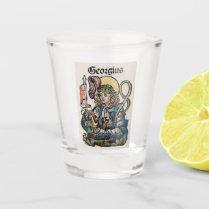 Saint George Patron of England Shot Glass