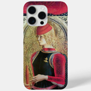 SAINT GEORGE PORTRAIT ,Red,Black,Gold Yellow iPhone 15 Pro Max Case