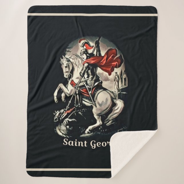 Saint George Sherpa Blanket (Front)